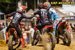 Bielstein , 180623 , ADAC MX Masters

Im Bild: Tom Koch ( Deutschland / KTM / Kosak Racing Team ), Maximilian Nagl ( Deutschland / Honda / KMP Honda Racing powered by Krettek ) und Jordi Tixier ( Frankreich / Honda / KMP Honda Racing powered by Krettek ) beim ADAC MX Masters

Foto: Steve Bauerschmidt