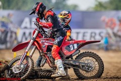 Dreetz , 150821 , ADAC MX Masters

Im Bild: Maximilian Werner ( Deutschland / KTM / Kosak Racing Team ) und Jan Krug ( Deutschland / GasGas / KMP Honda Racing ) beim ADAC MX Junior Cup 125

Foto: Steve Bauerschmidt
